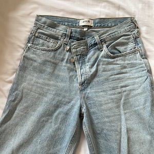 AGOLDE Criss Cross Straight Jean